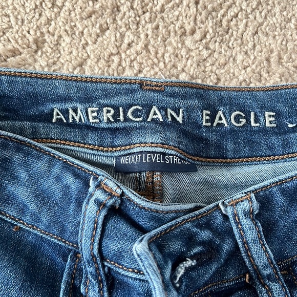 Dark Wash American Eagle Jeans - Picture 2 of 3